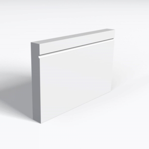 Single Square Groove MDF Skirting Board