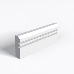 Single Chamfer and 2 Square Grooves