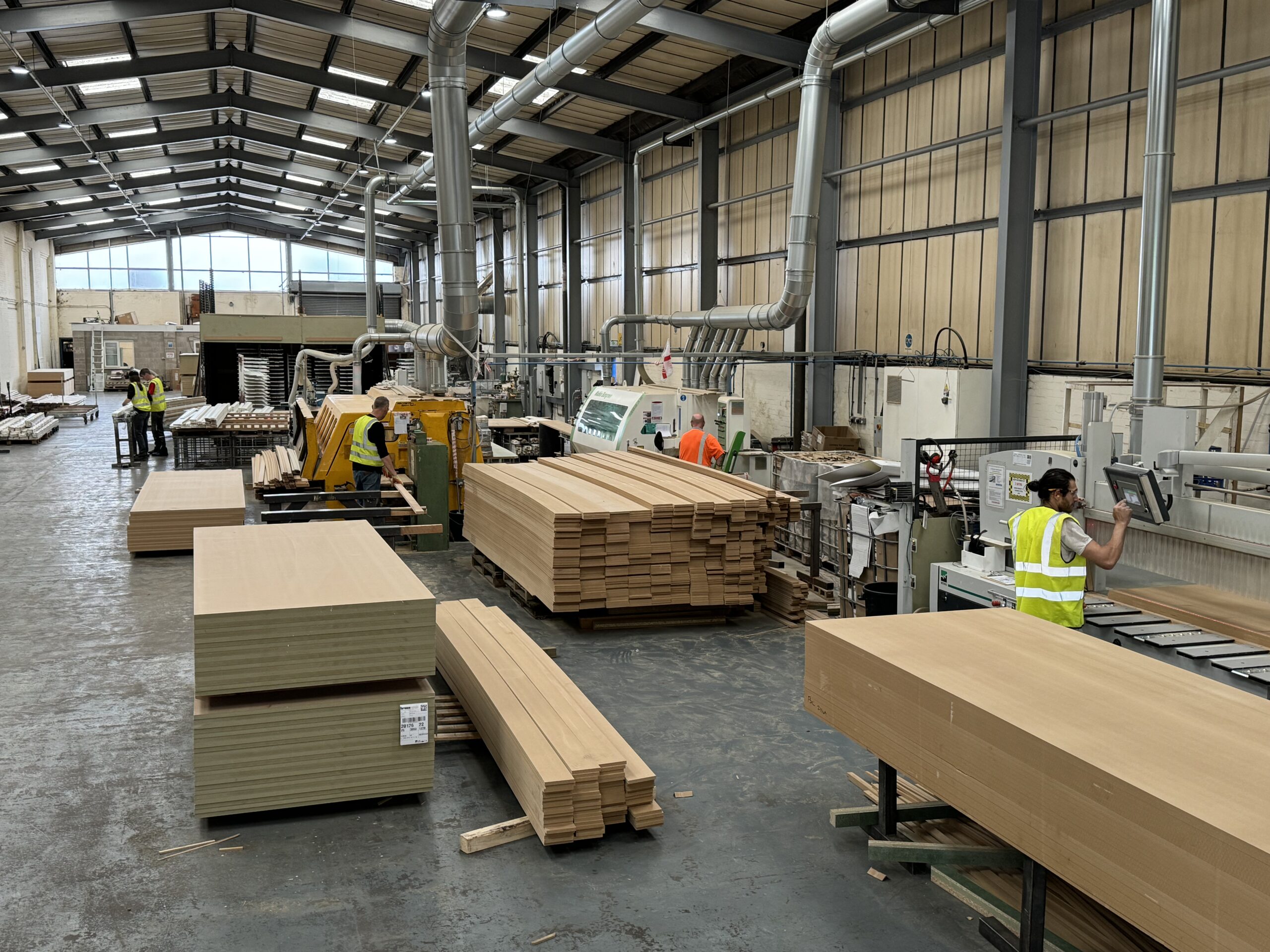 Inside our UK factory where every skirting board and architrave is manufactured