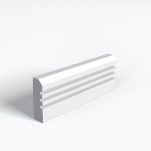 Chamfer & 3 Square Grooves MDF Architrave