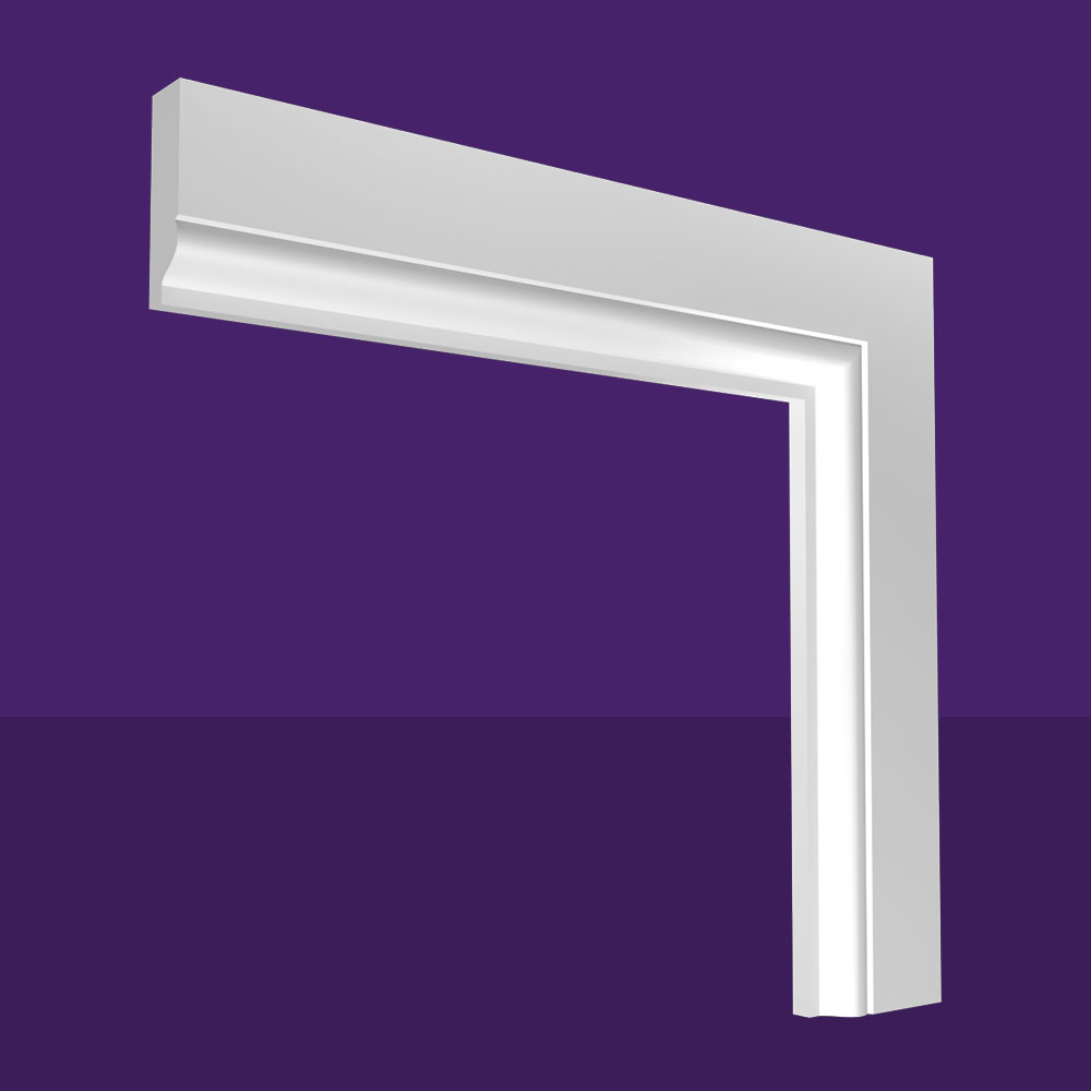 Ovolo B Primed Architrave | Cutting Edge Skirting