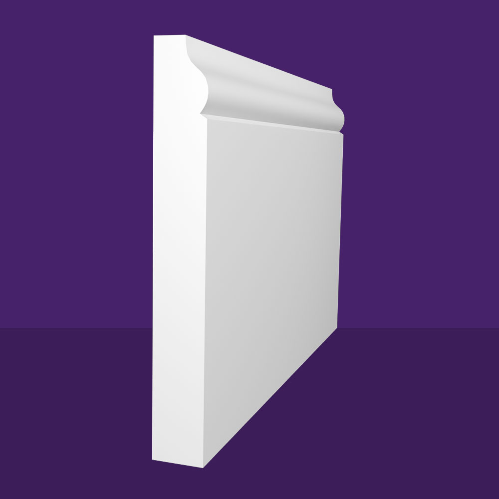 Ovolo B Primed Skirting Board | Cutting Edge Skirting